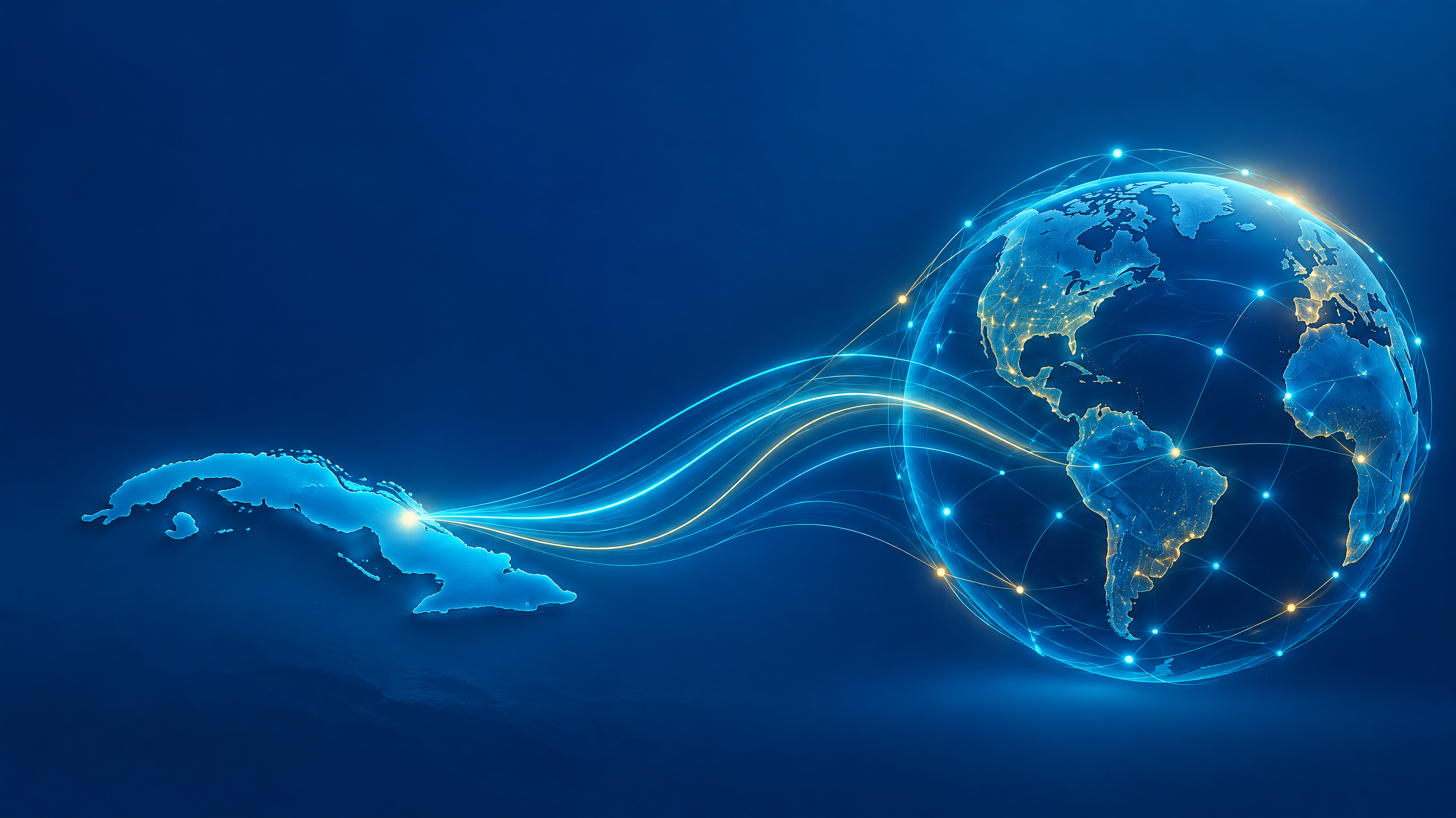 Cuba connected to the world